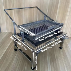 Barbecue rotatif en acier inoxydable 304 360° °   Rôtissoire à poulet, poisson et <span class=keywords><strong>agneau</strong></span> pour le camping et la maison, assurant une cuisson uniforme - Product Image 5
