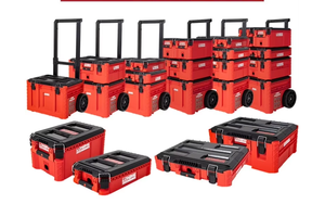 6 Layer Stackable Rolling <b>Tool</b> Box Multifunction Industrial Hardware Trolley <b>Case</b> Portable Storage Organizer LB-601S Red Box LB- - Product Image 3