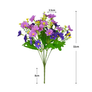 Fleurs artificielles en soie Dongchen Crafts, marguerites, 30cm-100cm, décoration intérieure, accessoires de mariage - Product Image 4