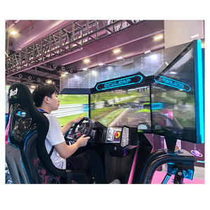Oculeap vr racing simulator 3 màn hình lái xe arcade vr chơi game thương mại tiền xu và thẻ tín dụng hệ thống thanh toán vr máy trò chơi - Product Image 1