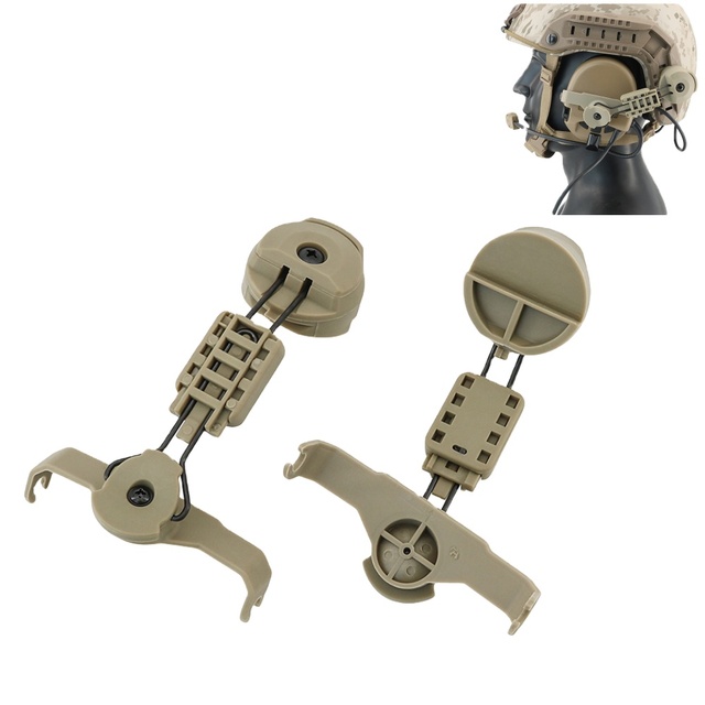 TS TAC-SKY Tactical Helmet ARC Rail Adapter Headset Accessories Sordin Brackets for SORDINHEADSET Tactical Shooting Headset