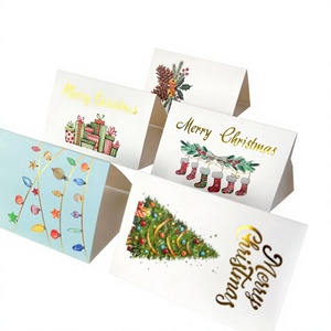 Cartes de remerciement personnalisées avec impression dorée, papier fantaisie, pelliculage, cartes de vœux d'anniversaire de luxe pour petites entreprises - Product Image 4