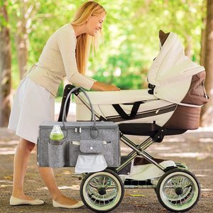 Túi Đựng Tã Trẻ Em Dung Tích Lớn Có Nắp, Thùng Đựng Đồ Đeo Vai Cho Trẻ Em Để Thay Đồ Bàn Và Xe Hơi, Giỏ Tắm Em Bé Di Động - Product Image 6