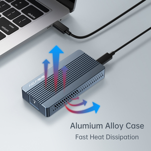 Boîtier SSD ACASIS M.2 40 Gbps NVMe avec ventilateur de refroidissement, 8 To, sans outil, compatible USB4.0 3.2 3.1 3.0 2.0 Thunderbolt 4/3, externe - Product Image 6
