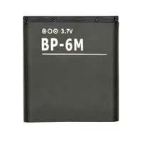 Baterai Pengganti Li-ion 1100mAh BP-6M BP6M BP 6M untuk Ponsel Nokia 6233 6280 6288 9300 N73 N77 N93 N93S