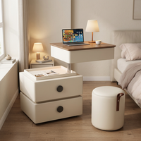 Coiffeuse de maquillage française extensible avec rangement pour chambre à coucher