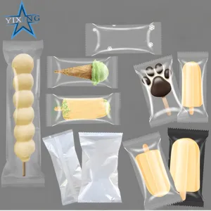 Trong suốt rõ ràng vây con dấu nhiệt bịt kín nhựa đông lạnh Sucker Ice Pop wrapper DIY Ice Lolly Popsicle gói túi