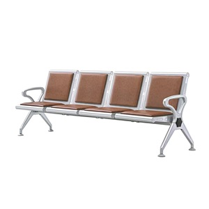 Silla de Espera Yijiahao de Tres Plazas con Reposabrazos de Acero Laminado en Frío para Aeropuertos - Product Image 5