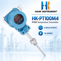 Transmetteur de température HART Pt100 4-20mA, capteur intelligent haute précision pour le contrôle des processus industriels