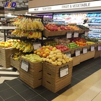 Caisse pliable en plastique, pour fruits et légumes, réutilisable, respectueux de l'environnement
