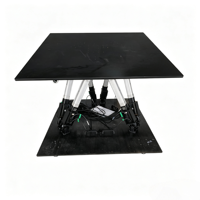 Base de mouvement électrique servo 6 axes, directement de l'usine OEM, avec contrôle en temps réel et charge dynamique de 100 kg pour équipement de divertissement