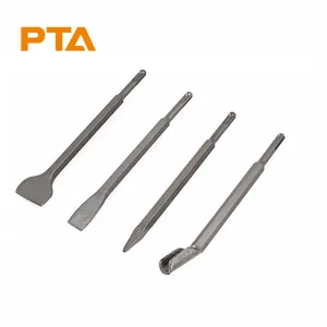 SDS Plus Electric Hammer Chisel Spade Hollow Gouge Groove Wide Flat Point Chisel For Concrete Masonry