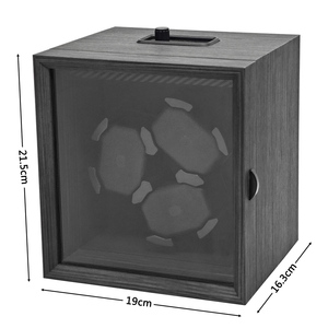 Sang trọng an toàn tự động thông minh cổ tay 3 XEM winders xoay đồng hồ bằng gỗ chủ Winder trường hợp cho các đồng hồ chuyên nghiệp các nhà sản xuất - Product Image 2