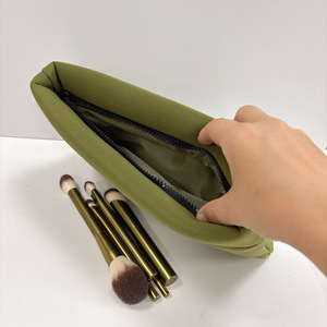 OEM nhà máy tùy chỉnh mỹ phẩm Túi trang điểm Túi Neoprene Puffy bong bóng Pouch vẻ đẹp chăm sóc da lưu trữ Scuba vệ sinh Túi trang điểm công cụ - Product Image 1