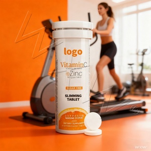 Comprimés effervescents de vitamine C de qualité, complément alimentaire amincissant abordable pour éclaircir la peau - Product Image 2