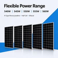Système solaire hybride sur mesure pour toit de maison et balcon, avec onduleur hybride 3kW-30kW, kit complet de panneaux photovoltaïques