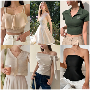 Vêtements pour femmes en gros à bas prix : Robes, chemises, chemisiers, hauts, pantalons, shorts, jupes, manteaux – Vêtements d'occasion en gros, stock d'usine - Product Image 6