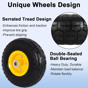 <span class=keywords><strong>Ruedas</strong></span> sólidas de Carrucha <span class=keywords><strong>antipinchazos</strong></span> 4,<span class=keywords><strong>10</strong></span> 3,50-4 Patrón de nudoso de neumático libre plano Rueda giratoria de <span class=keywords><strong>10</strong></span> <span class=keywords><strong>pulgadas</strong></span> - Product Image 4