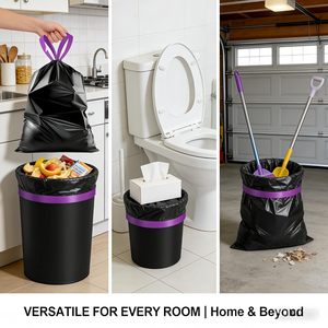 ถุงขยะสำหรับครัวขนาด 45 * 45 ซม. ยี่ห้อ Huamaohengchun ทนทาน แข็งแรง ป้องกันการรั่วซึมและการเจาะขาด สีดำ - Product Image 1