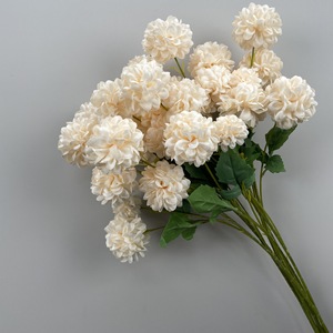 Flores Artificiales Color Champán para Boda, Rosas de Seda y Hortensias para Arco, Ramo, Decoración de Piso y Hilera de Flores - Product Image 1