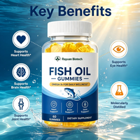 Omega 3 Vitamine E C Beren-vormige kauwtabletten supplement kauwbare fruit- en visolie gummies voor een actieve levensstijl