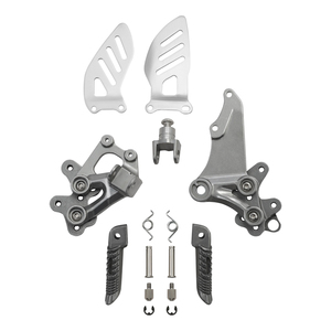 Reposapiés y soporte para motocicleta SUZUKI, estriberas delanteras de Motor de XF-026, para SUZUKI GSXR 600, <span class=keywords><strong>750</strong></span>, 2006-2010 - Product Image 1