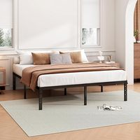 Modernes Metallbettgestell im Europäischen Stil Minimalistisches Schlafzimmermöbel-Design Geeignet für Heim, Hotel und Apartment-Projekte