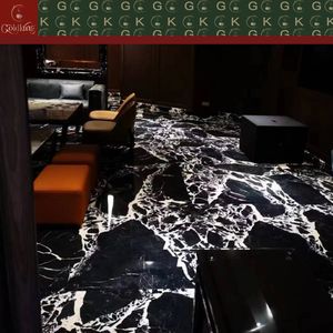 Dalles <span class=keywords><strong>de</strong></span> <span class=keywords><strong>marbre</strong></span> noir Nero Marquina GOLDKING pour revêtements <span class=keywords><strong>de</strong></span> sol, salons, halls d'hôtel, polies, grands projets, découpe sur mesure, format jumbo - Product Image 3