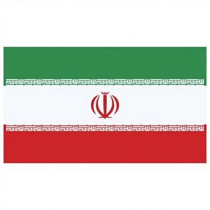 Bandera de Irán Personalizada de 3x5 Pies, Doble Cara, Impresa Digitalmente, 100% Poliéster, Decorativa para Colgar en Pared Exterior - Product Image 1