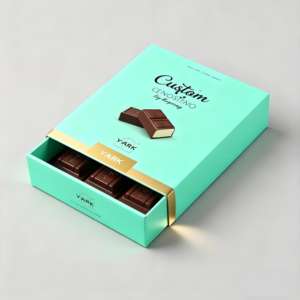 Boîte d'emballage de barre de chocolat écologique, matière comestible, marque éco-responsable, naturelle, biologique, dégradable, compostable - Product Image 2