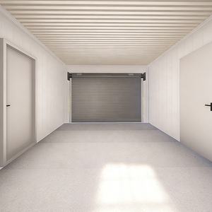 Conteneur de stockage mobile moderne en panneaux sandwich préfabriqués, étanche et facile à installer, avec porte à enroulement pour garage ou abri de voiture - Product Image 2