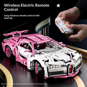 Compatible con el Control Remoto, Coche Deportivo de Ensamblaje, Juguete de Construcción de Plástico ABS, Coche de Carreras 1-14 <span class=keywords><strong>Bugatti</strong></span> - Product Image 4