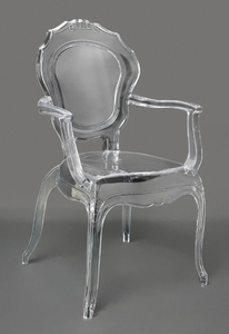 Silla transparente de cristal - Product Image 2