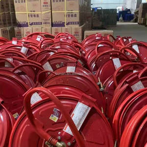 Pièces en acier au carbone, système d'alarme incendie compatible, 3/4 pouce, 25 m, équipement manuel de lutte contre l'incendie, enrouleur de tuyau d'incendie - Product Image 5