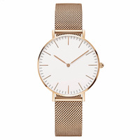 2024 vente en gros OEM mode unisexe montre logo personnalisé OEM nylon montres bracelet pas cher femmes montre-bracelet