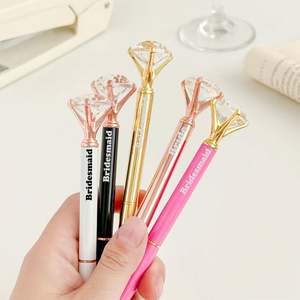 Stylo bille promotionnel personnalisé en aluminium durable avec logo gravé, encre bleue et noire, diverses couleurs, métal - Product Image 1