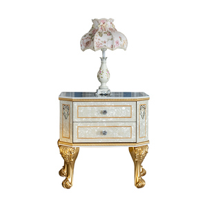Ensemble de meubles de chambre à coucher classique européen, lit <span class=keywords><strong>king</strong></span>-size, queen-size, double, ensemble de chambre à coucher de luxe pour villa, maison, appartement - Product Image 5