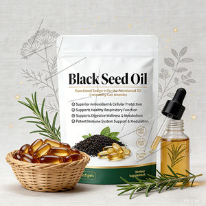 Cápsulas de Aceite de Semilla Negra, 120 Cápsulas, Nigella Sativa Orgánica para la Inmunidad, Antioxidante, Digestivo - Product Image 2