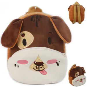 3D Cartoon Kinder Schult aschen Tier Plüsch Kinder Rucksack Kindergarten Jungen Mädchen Schult aschen Mini Kleinkind Rucksack