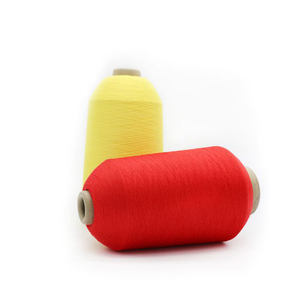 Hilo de Poliéster Heather Blanco/Negro 150D DTY de Alta Elasticidad y Alta Tenacidad, Ecológico, para Tejer - Product Image 1