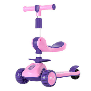 <span class=keywords><strong>Trottinette</strong></span> à <span class=keywords><strong>3</strong></span> <span class=keywords><strong>roues</strong></span> en plastique pour enfants, <span class=keywords><strong>3</strong></span>+ ans, <span class=keywords><strong>3</strong></span>-en-1, siège et guidon, unisexe, voiture à roulettes pour bébé, élargie et épaissie - Product Image 1