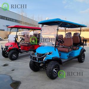 Sièges personnalisés professionnels 5 à 6 places voiturette de golf avec gaz ou électricité voiturette de golf livraison gratuite écran de voiturette de golf - Product Image 3