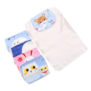 Toalla absorbente de sudor de gasa de algodón para bebé Carlota, 22x32cm, estampado de dibujos animados para bebés y niños pequeños - Product Image 5