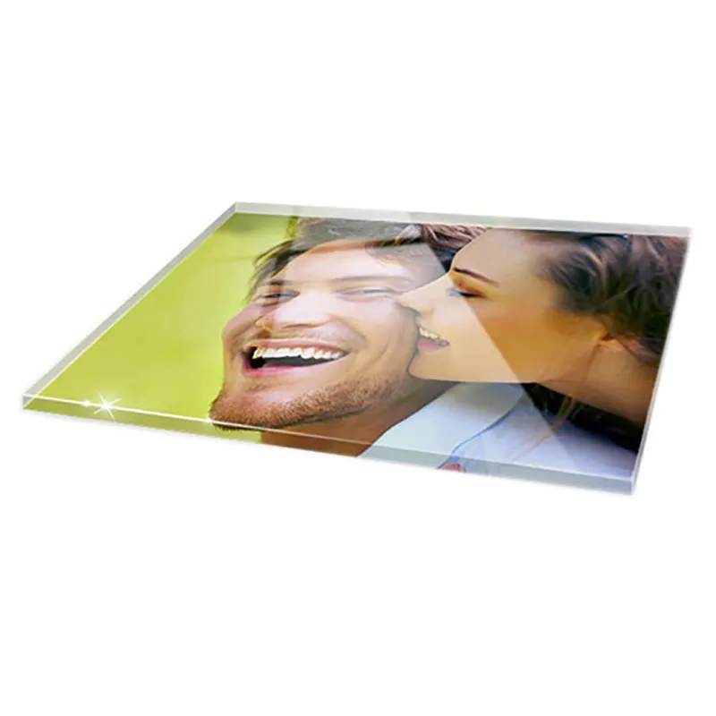 Feuille acrylique claire ou colorée personnalisée impression UV avec image personnalisée et taille, écran en soie UV impression numérique signes acryliques
