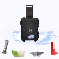 Machine de nettoyage laser pulsé pour valises, double oscillation, sans dommage, élimination de la rouille et de la peinture, nettoyage industriel des surfaces, 8 modes de nettoyage