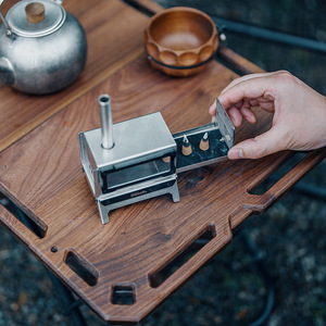 Brûleur d'encens Goout Springhill <span class=keywords><strong>Mini</strong></span> 1.5 : Poêle à <span class=keywords><strong>bois</strong></span> compact pour l'extérieur, foyer de table, réchaud de camping pliable et portable - Product Image 3
