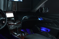 22 LED RGB Star Rain Rainbow Ambient Light pour Infiniti Q70/Q70L 2011-2021 Lampe d'intérieur de voiture