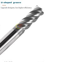 Jeu de fraises carrées en carbure de tungstène 1/2'' pour routeur CNC, revêtement AlTiN, OEM RUIMENG
