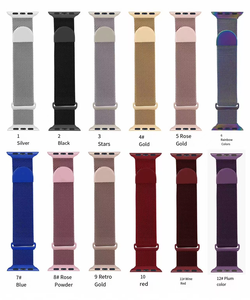 High Milanese Stainless Steel Watch strap for Apple Iwatch ultra 49 46 45 42 40 mm S11 <b>s10</b> Magnetic Wristband buckle metal band - Product Image 2