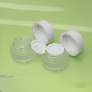 Decoración personalizada precio de fábrica fabricante espray mate y tapa blanca 3G mini Crema para los ojos tarro de cristal - Product Image 2